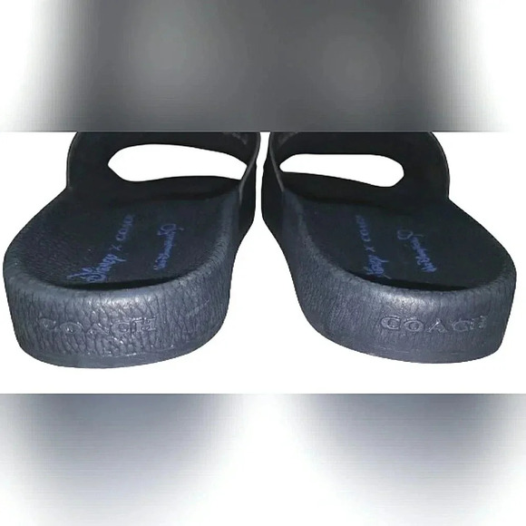 New Coach X Disney 50th Anniversary Walt Disney World Graphic Slides Unisex - Picture 4 of 6